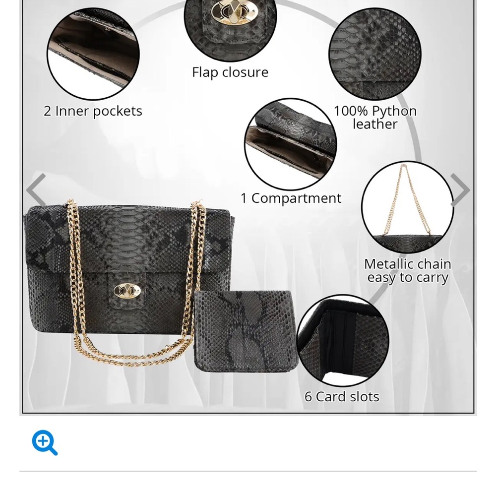 Like New The Pelle Python Collection Essential Cr… - image 3